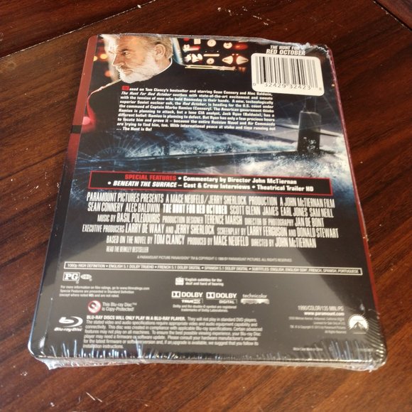 The Hunt for Red October Steelbook (Blu-ray) NEW - Picture 4 of 6